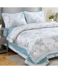 Trousseau Bedding Set - 1 Duvet Cover, 1 Bed cover, 2 Pillow cover