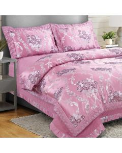 Trousseau Bedding Set - 1 Duvet Cover, 1 Bed cover, 2 Pillow cover