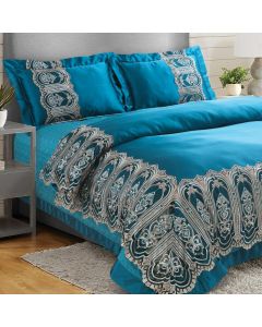 Trousseau Bedding Set - 1 Duvet Cover, 1 Bed cover, 2 Pillow cover