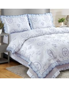 Trousseau Bedding Set - 1 Duvet Cover, 1 Bed cover, 2 Pillow cover