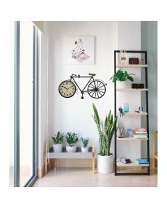 Basic Bicycle shaped black clock - Artypillar