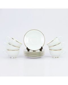 Cherry Gold 12 Pieces Tea Set