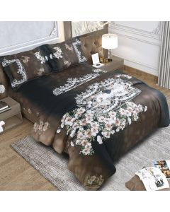 600 Thread Count Emerald Bedding King Size Bedsheet 2.75Mtr. X 2.75 Mtr. & 2 P. Cover 45Cm X 68Cm