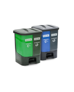 Dustoff Garbage Bin with Twin Pedal 15 Litre 