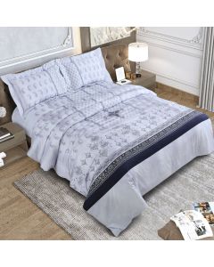 600 Thread Count Emerald Bedding King Size Bedsheet 2.75Mtr. X 2.75 Mtr. & 2 P. Cover 45Cm X 68Cm