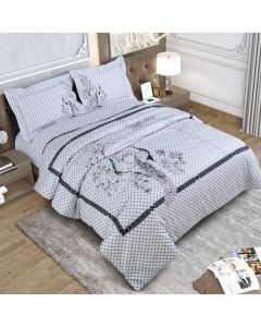 600 Thread Count Emerald Bedding King Size Bedsheet 2.75Mtr. X 2.75 Mtr. & 2 P. Cover 45Cm X 68Cm