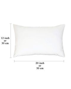 Pluchi Rectangular Cushion Filler (30 cm X 50 cm) (12" x 20'')