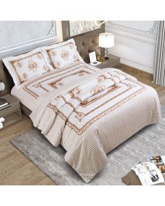 600 Thread Count Emerald Bedding King Size Bedsheet 2.75Mtr. X 2.75 Mtr. & 2 P. Cover 45Cm X 68Cm