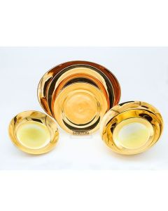 Fully Gold 21 Pieces Dinner Set
