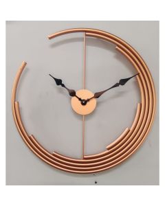 IRON METAL OPEN DIAL MOON DESIGN IN BRASS / ROSE GOLD WALL CLOCK - ARS470 - Artypillar