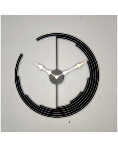 IRON METAL OPEN DIAL MOON DESIGN WALL CLOCK - ARS471 - Artypillar