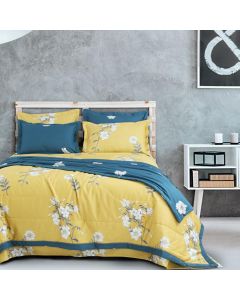 Venice Streets Printed Quilt/Comforter 120 GSM Printed King Size Quilt 2.28 mtr x 2.75 mtr