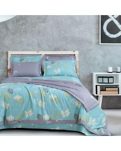 Venice Streets Printed Quilt/Comforter 120 GSM Printed King Size Quilt 2.28 mtr x 2.75 mtr