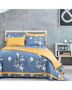 Venice Streets Printed Quilt/Comforter 120 GSM Printed King Size Quilt 2.28 mtr x 2.75 mtr