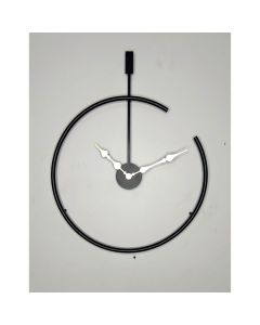 IRON METAL OPEN DIAL MINIMALISTIC DESIGN WALL CLOCK - ARS472 - Artypillar
