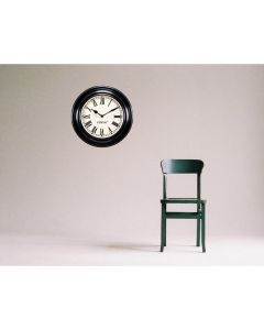 Black Wooden Wall Clock - Artypillar