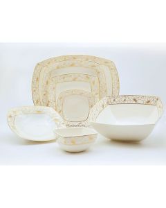 Aniella Gold 35 Pieces Dinner Set