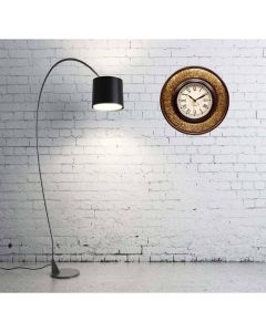 Gold and Brown Fusion Wall Clock - Artypillar