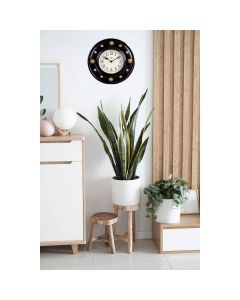 Flower Embossed Wall Clock - Artypillar