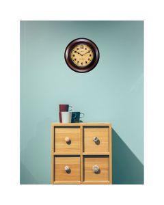 Antique polished Round Wall Clock - Artypillar