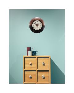 Copper and Black Designed Wall Clock - Artypillar