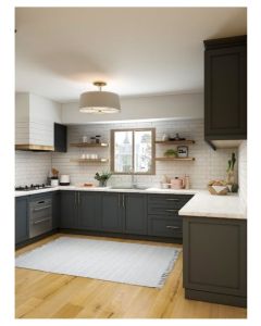 U-Shaped Modular Kitchen