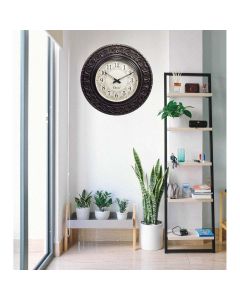 Heritage Look Flower Carved Wall Clock - Artypillar