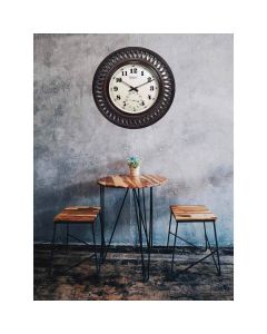 Rhombus Cutwork Round Wall Clock - Artypillar