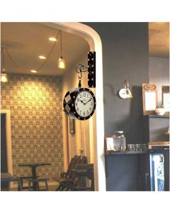 Rosewood polish Double sided Wooden Wall Clock - Artypillar