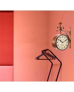 Antique Copper Finished fix stand iron clock - Artypillar