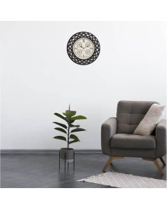 World time dial cutwork wooden clock - Artypillar