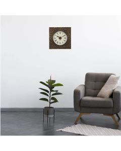 Block stone design square wall clock - Artypillar