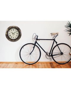 Zodiac sign brass metal fit Wooden Wall Clock - Artypillar