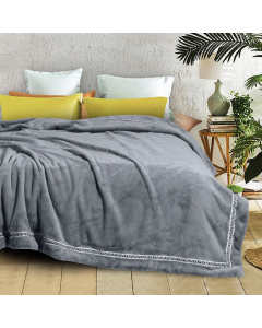 The Grey Mushy Blanket - Double Blanket 2.00 Mtr X 2.50 Mtr