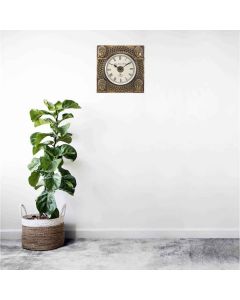 Four Buddha design square wall clock - Artypillar