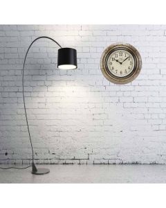 Classic leaf pattern round wall clock - Artypillar