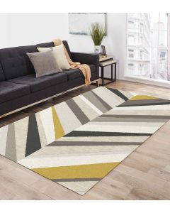 Flow C Leaf Carpet Yellow