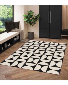 Sfynx Half Moon Carpet Charcoal