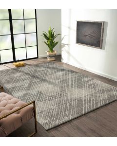 Reflexion Modern Abstract Carpet Taupe and Beige