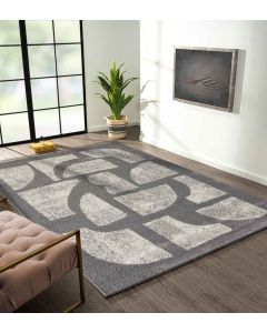 Reflexion Modern Abstract Carpet D.Grey