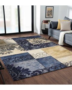 Bella Classical Carpet Blue