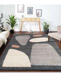 Stella Modern Carpet D.Grey