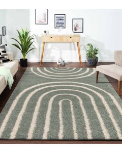 Stella Modern Carpet Olive