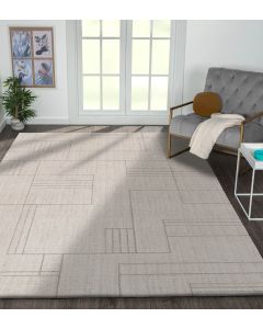 Dune Geometric Carpet Beige