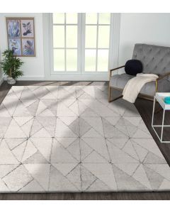 Dune Geometric Carpet Cream