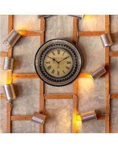 Heritage style multicolored wall clock - Artypillar