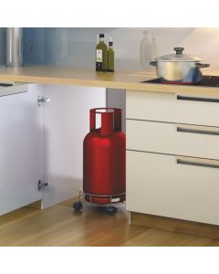 Hettich Stainless Steel Gas Cylinder Trolley