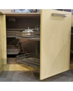 Moving Corner Cargo Series Right mechanism - Anthracite Finish with Set of 4 Basket