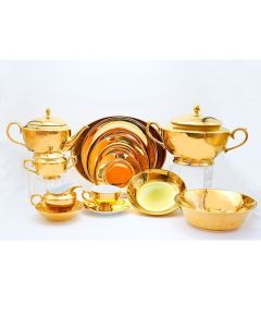 Fully Gold 93 Pieces Dinner Set