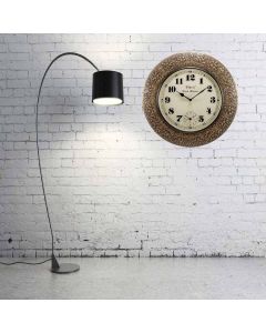 Elementary patterned wooden wall clock - Artypillar